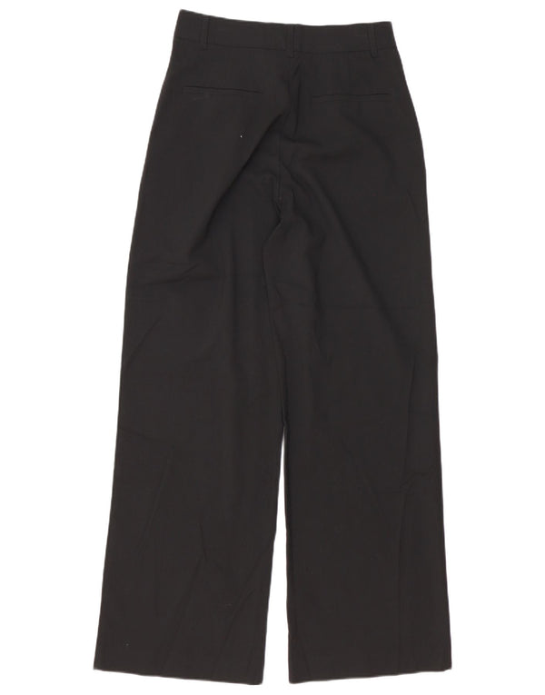 Женские повседневные широкие брюки Marks & Spencer XS W24 L31 черные
