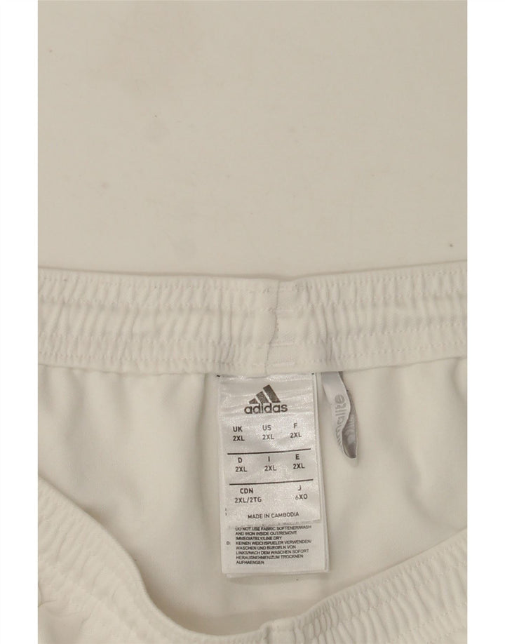 Мужские спортивные шорты Adidas Climalite 2XL, белый полиэстер