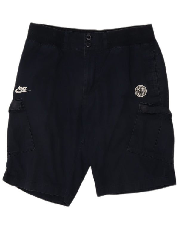 Мужские шорты-карго Nike Barcelona Football Club, большие W34, темно-синие, хлопковые