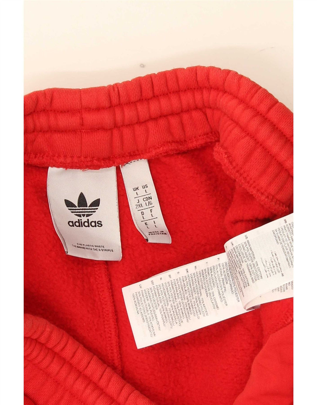 Мужские спортивные шорты Adidas, большие красные хлопковые
