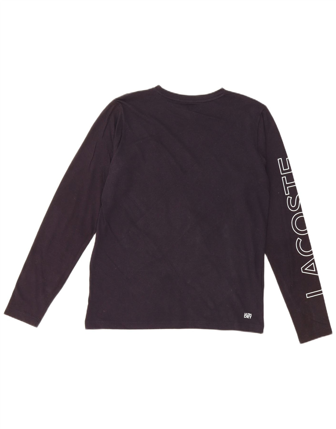 LACOSTE Топ с рисунком для мальчиков, с длинными рукавами, 15–16 лет, темно-синий, хлопок