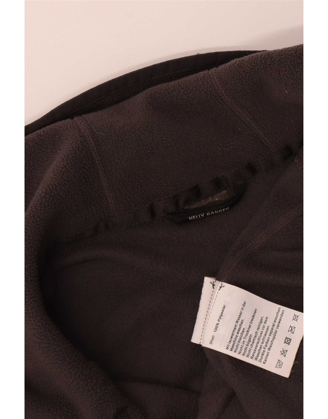 Мужская флисовая куртка Helly Hansen с капюшоном UK 40, большая серая, полиэстер