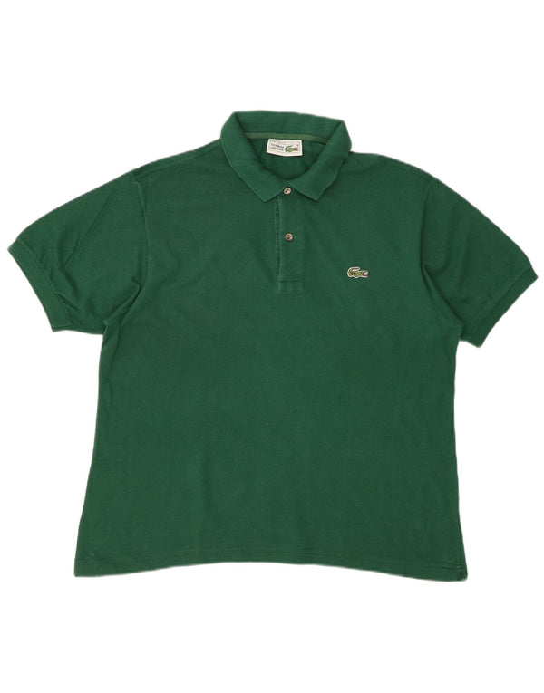 LACOSTE Mens Polo Shirt Size 5 Large Green