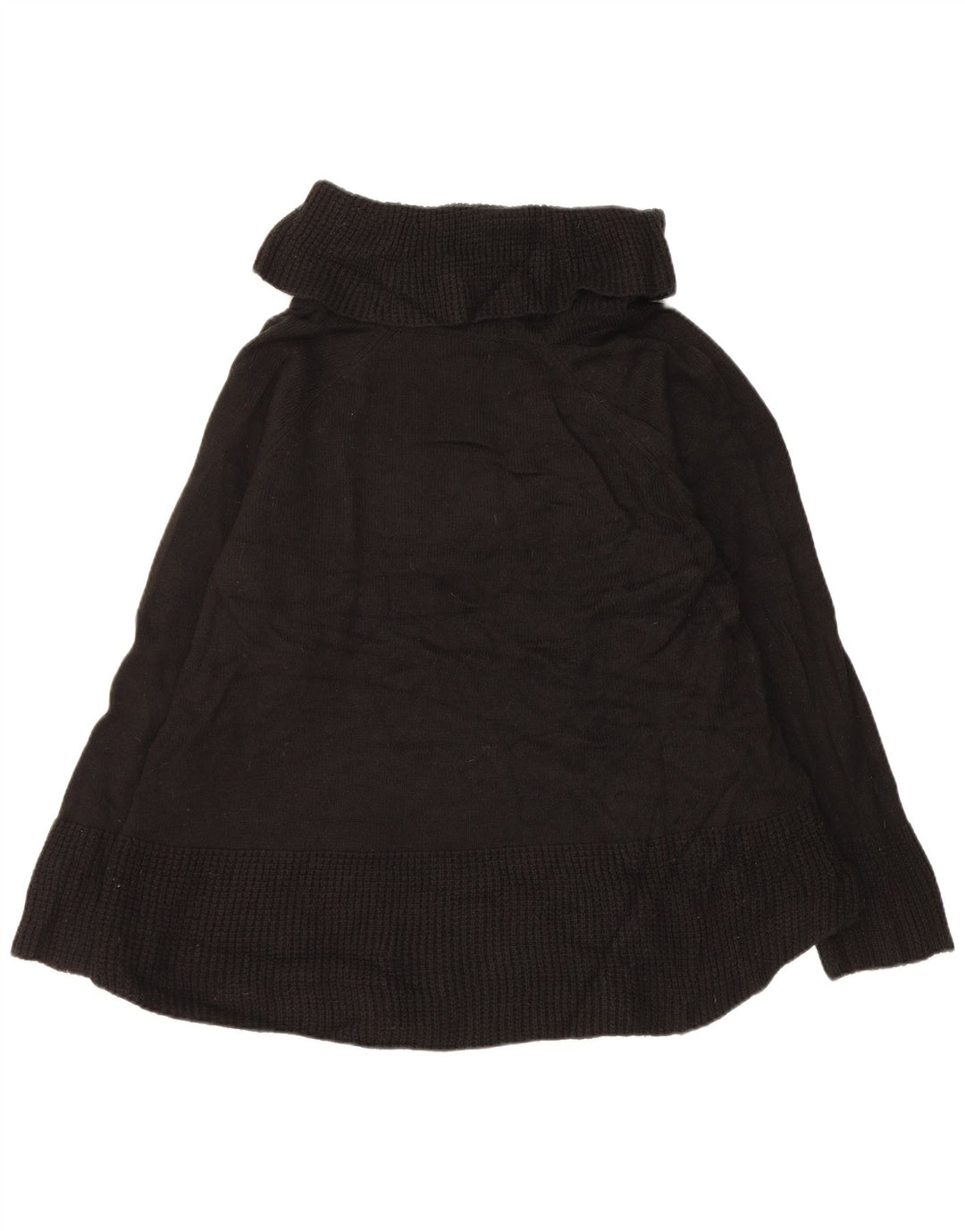 Женский джемпер с высоким воротником CALVIN KLEIN UK 18 XL, черный акрил