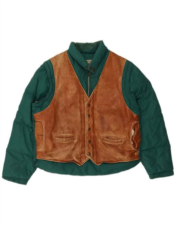 Мужская стеганая куртка Charro IT 48 Medium Green Colorblock