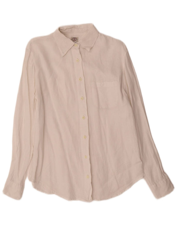 Armani Jeans Womens Oversized Shirt UK 10 Small White