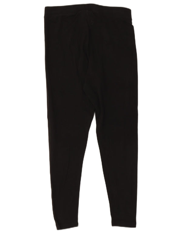 Женские леггинсы с рисунком ADIDAS UK 18 XL, черный хлопок