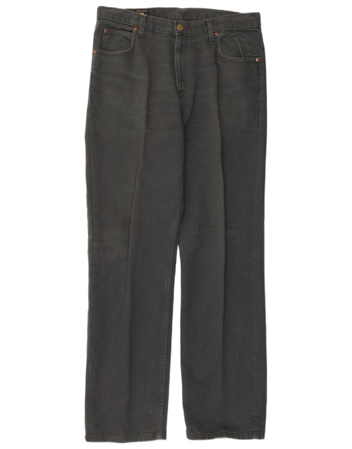 Мужские прямые джинсы LEE W34 L32, серый хлопок