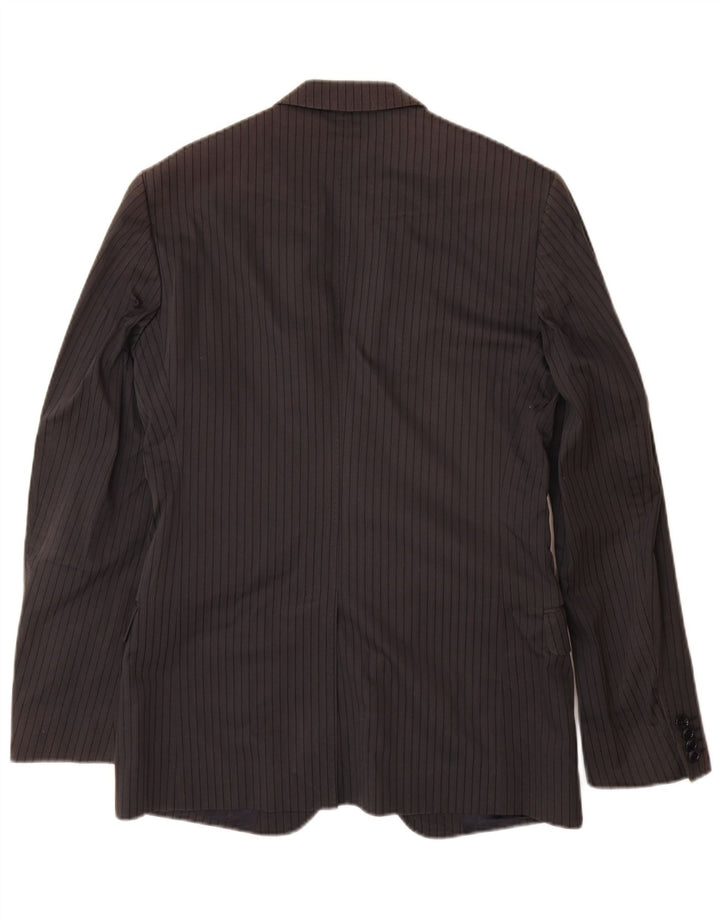 Мужской пиджак Dolce & Gabbana IT 48 Medium Navy Blue в тонкую полоску