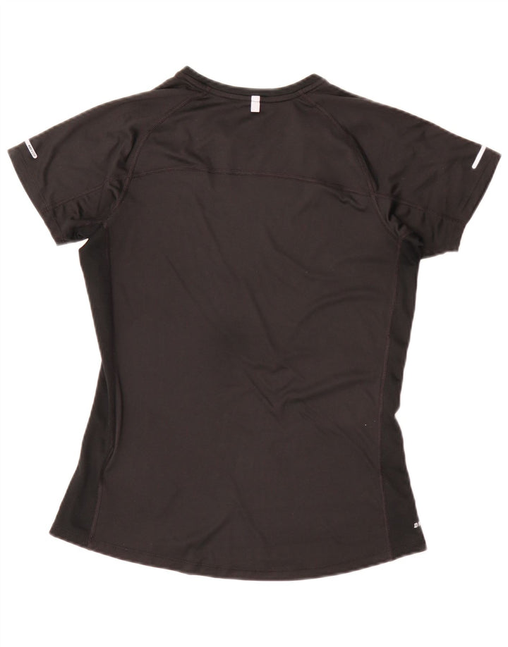 Женская футболка Nike Dri Fit Top UK 12, средний черный полиэстер