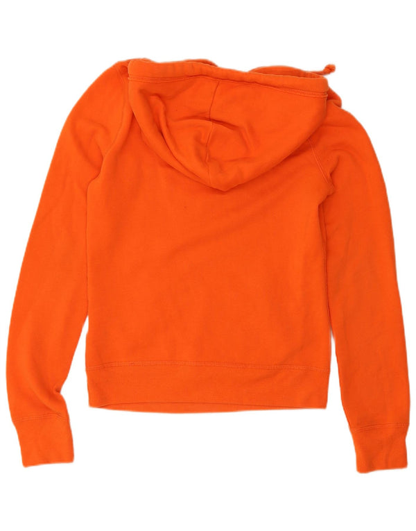Женский джемпер с капюшоном Hollister UK 6 XS оранжевый хлопок