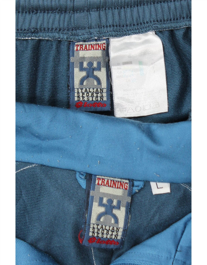 Мужской спортивный костюм Lotto, большой синий, полиэстер с цветными блоками