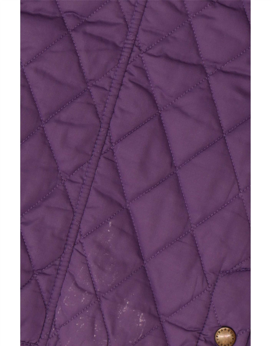 Женская стеганая куртка Barbour UK 12, средний фиолетовый полиэстер