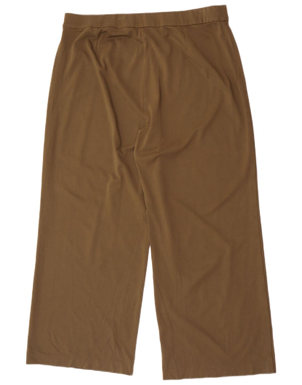 Женские повседневные широкие брюки Marks & Spencer UK 22 2XL W38 L30 хаки