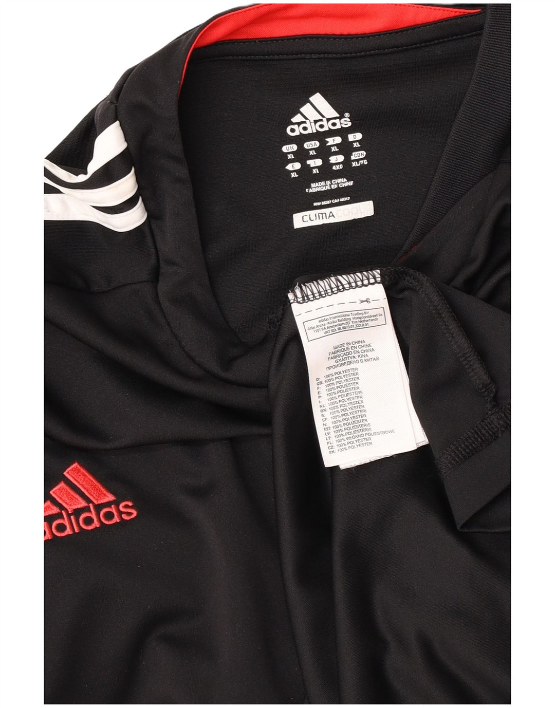 Мужская футболка Adidas Climacool Top XL, черный полиэстер
