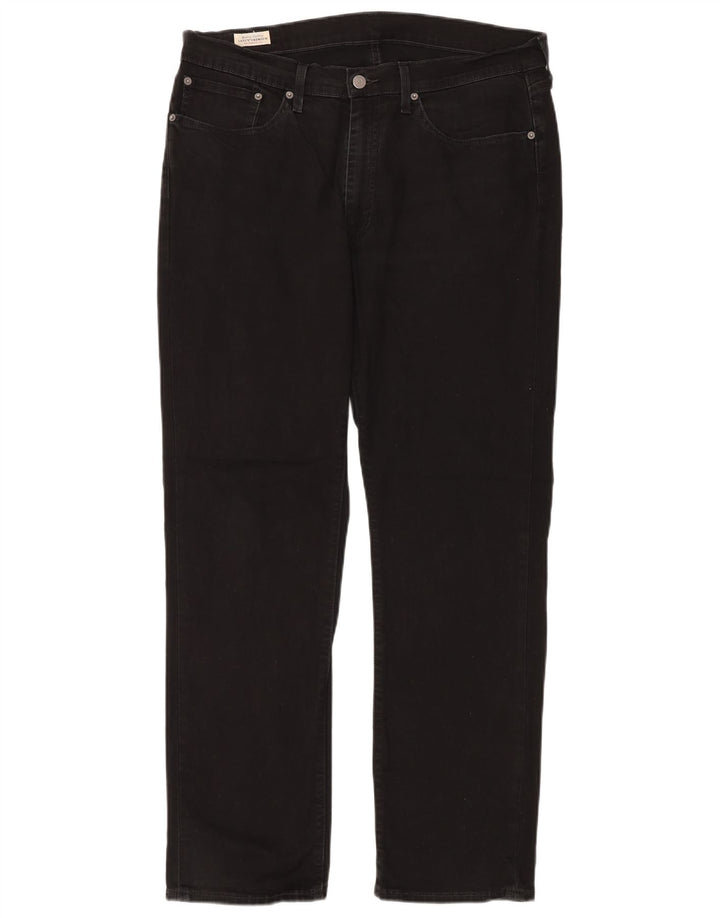 Мужские прямые джинсы LEVI'S W36 L32, черный хлопок