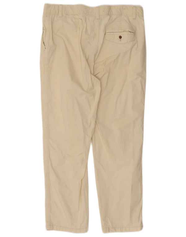 Женские укороченные брюки Marks & Spencer UK 14, большие W32 L25 Off White