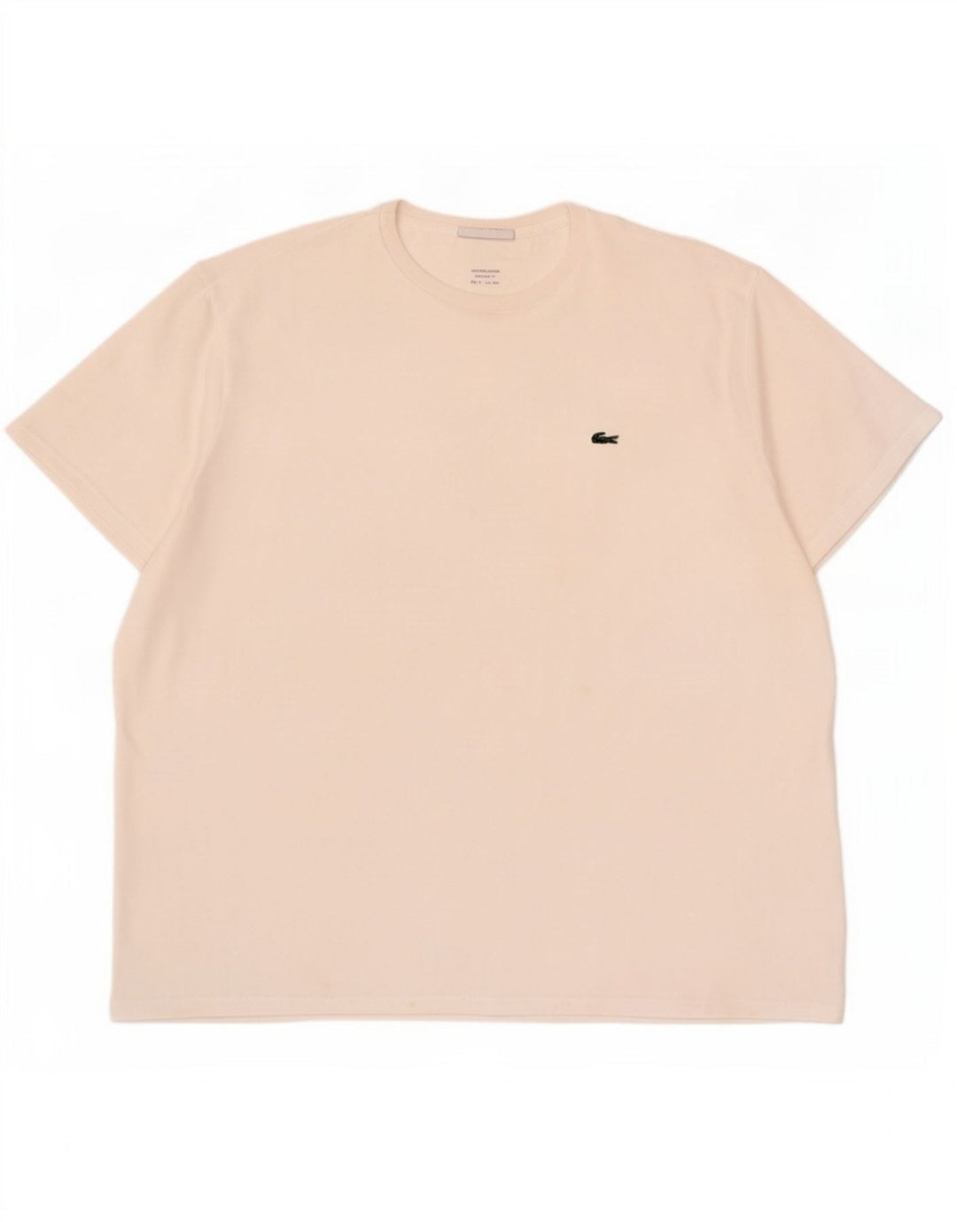 Мужская футболка стандартного кроя Lacoste, размер 9, 4XL, белый хлопок