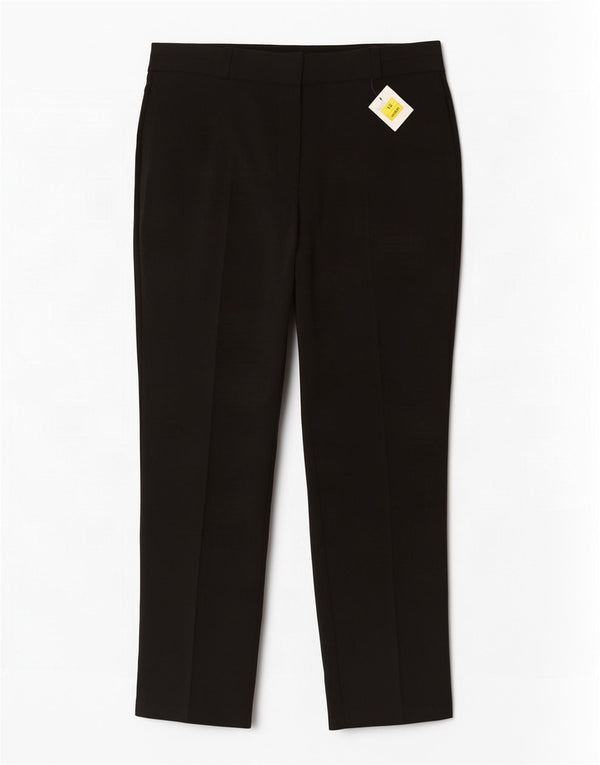 Женские прямые костюмные брюки Marks & Spencer UK 16, большие W36 L28, черные