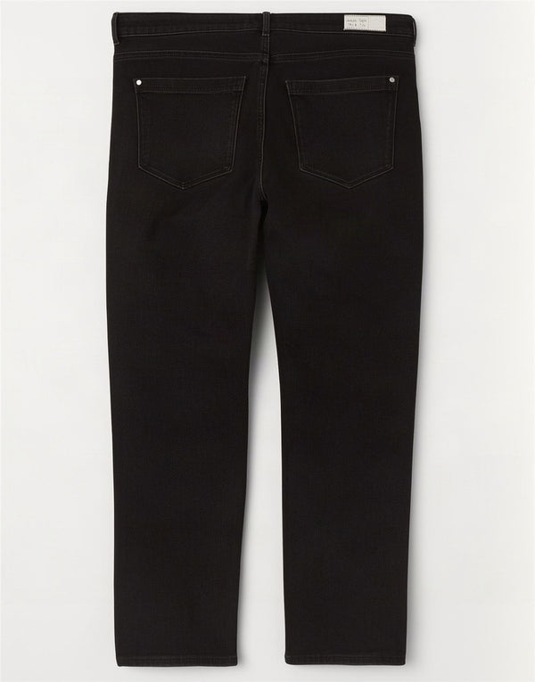 Женские укороченные джинсы Marks & Spencer Lily, Великобритания 18 XL W36 L26, черный хлопок