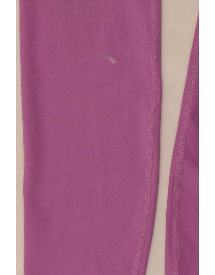 Женские леггинсы с рисунком Nike Dri Fit UK 8, маленькие розовые