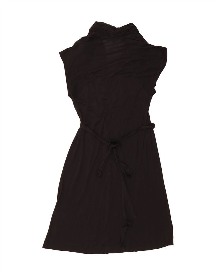 FRENCH CONNECTION Womens A-Line Dress UK 14 Large  Black Viscose Vintage French Connection and Second-Hand French Connection from Messina Hembry 