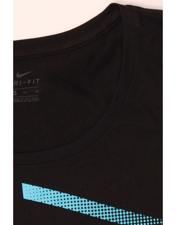 Мужская футболка с рисунком Nike Dri Fit Top XL, черная