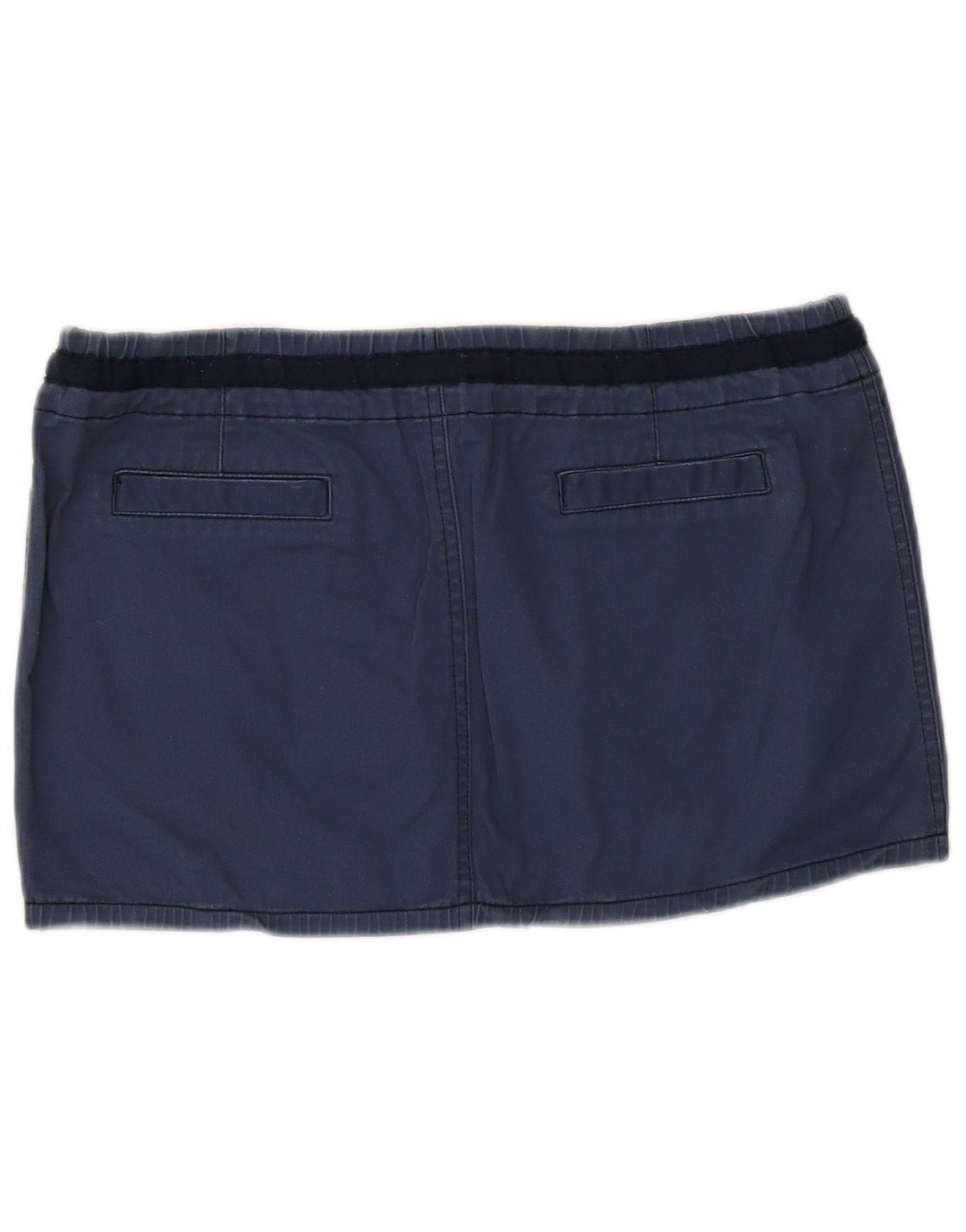 Женская мини-юбка Benetton IT 44 Medium W34 Темно-синий хлопок