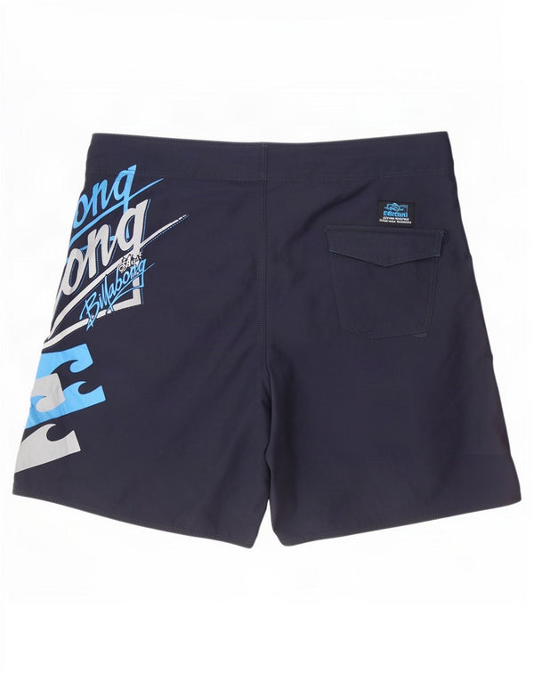 Billabong Мужские шорты для плавания с рисунком XL, темно-синий, полиэстер