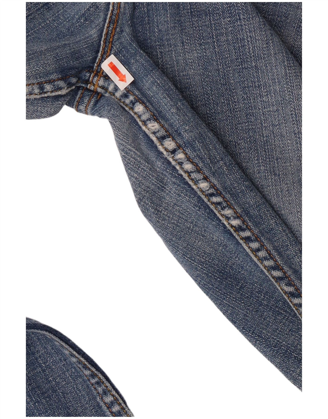 Женские джинсы Levi's 518 Super Low Bootcut, США 9, средний размер W30 L31, синий хлопок
