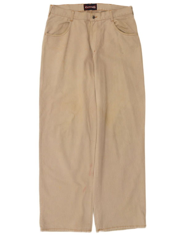Мужские повседневные зауженные брюки GANG 2XL W42 L32, бежевый хлопок