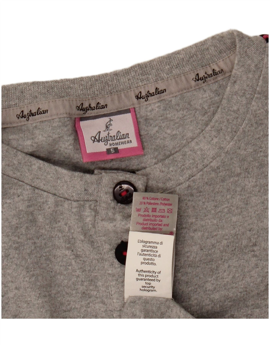 Женский топ с длинным рукавом AUSTRALIAN L'ALPINA, Великобритания, 10, маленький серый цвет
