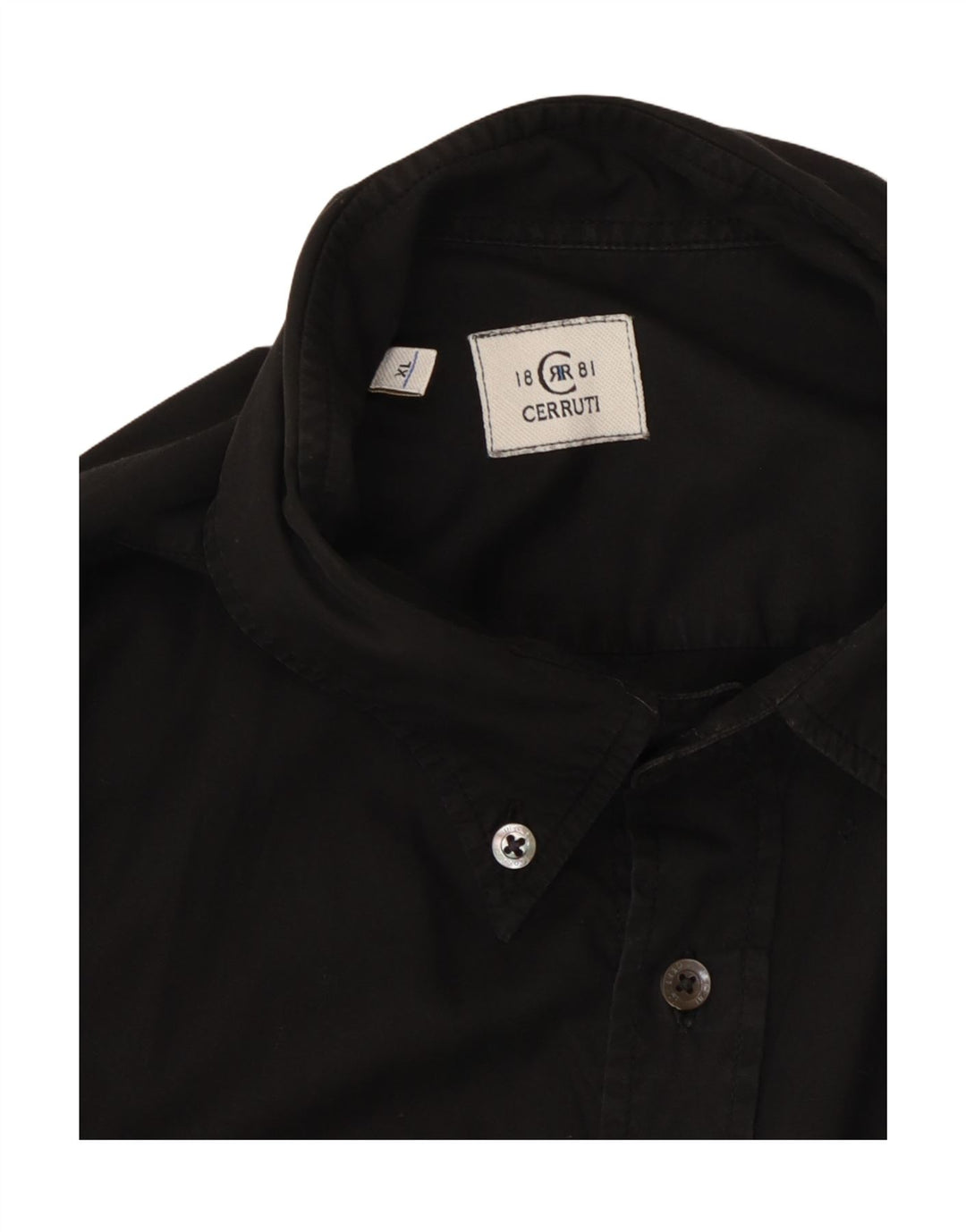 CERRUTI 1881 Мужская рубашка с рисунком XL, черная