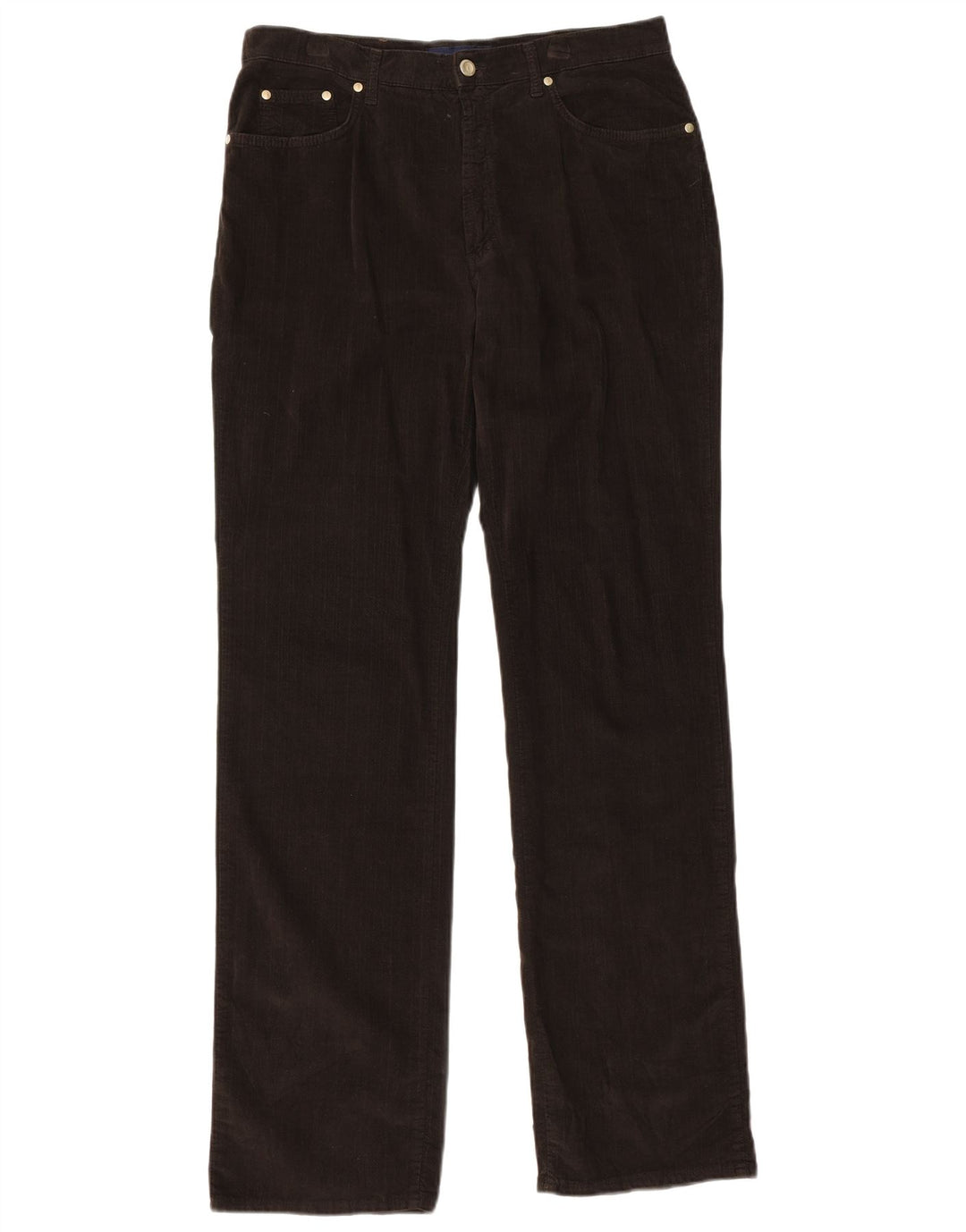 TRUSSARDI Мужские прямые джинсы IT 48 Medium W32 L34 Черный хлопок