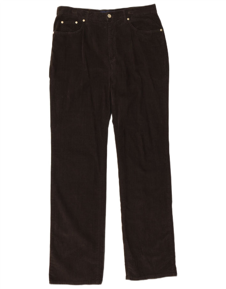 TRUSSARDI Мужские прямые джинсы IT 48 Medium W32 L34 Черный хлопок