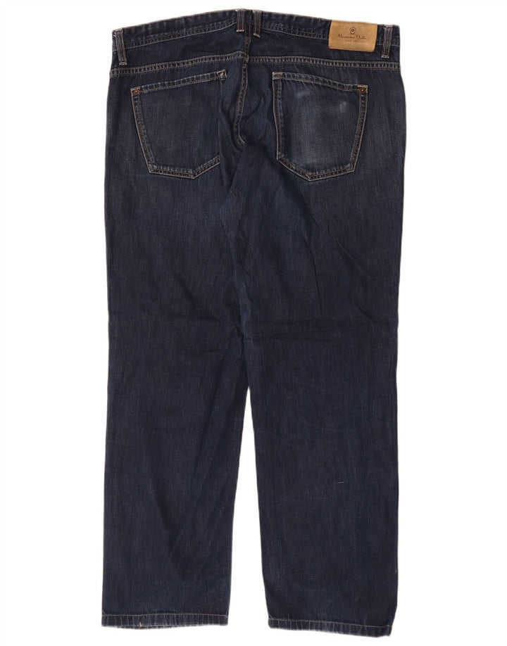 Мужские прямые джинсы Massimo Dutti EU 48 XL W38 L28 темно-синие