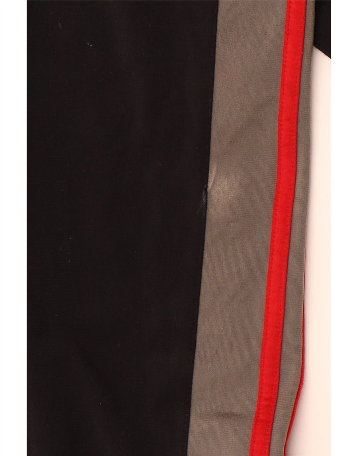 Женские спортивные брюки ADIDAS с графическим рисунком, большие черные спортивные брюки с цветными блоками