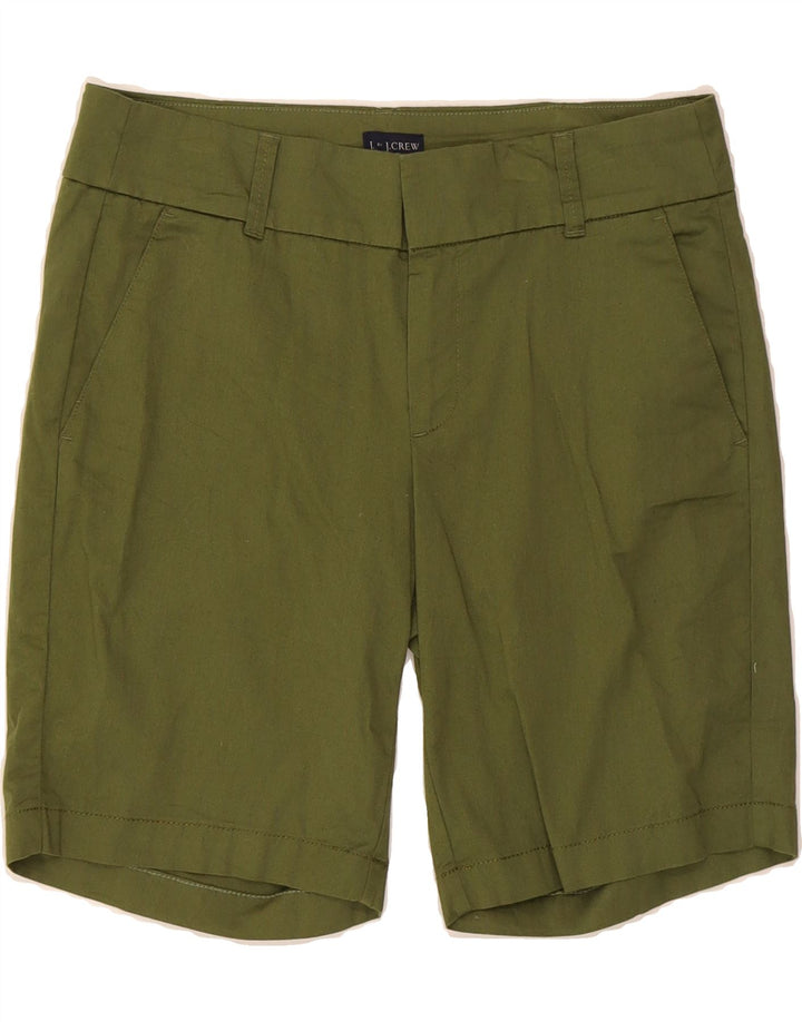 J. CREW Womens Chino Shorts US 4 Small W31  Green Cotton Vintage J. Crew and Second-Hand J. Crew from Messina Hembry 