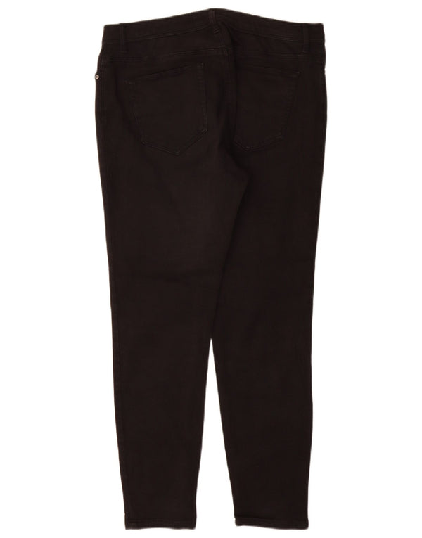 Женские джинсы скинни Zara EU 44 XL W32 L28 черные