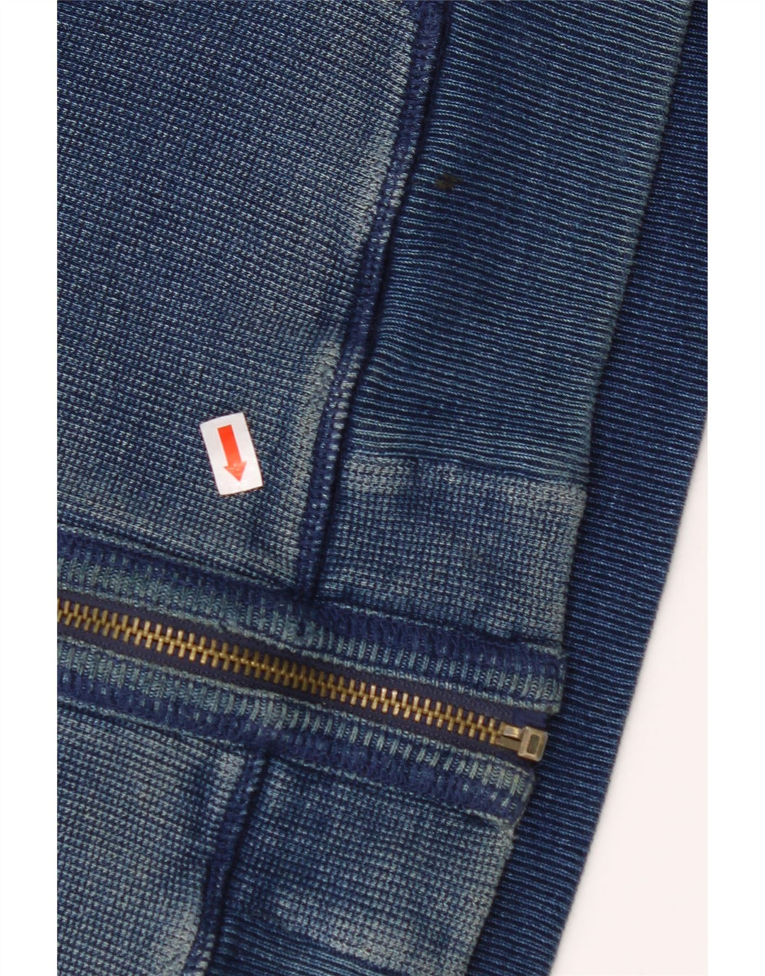 FAT FACE Мужской свитер с капюшоном на молнии, средний темно-синий, хлопок