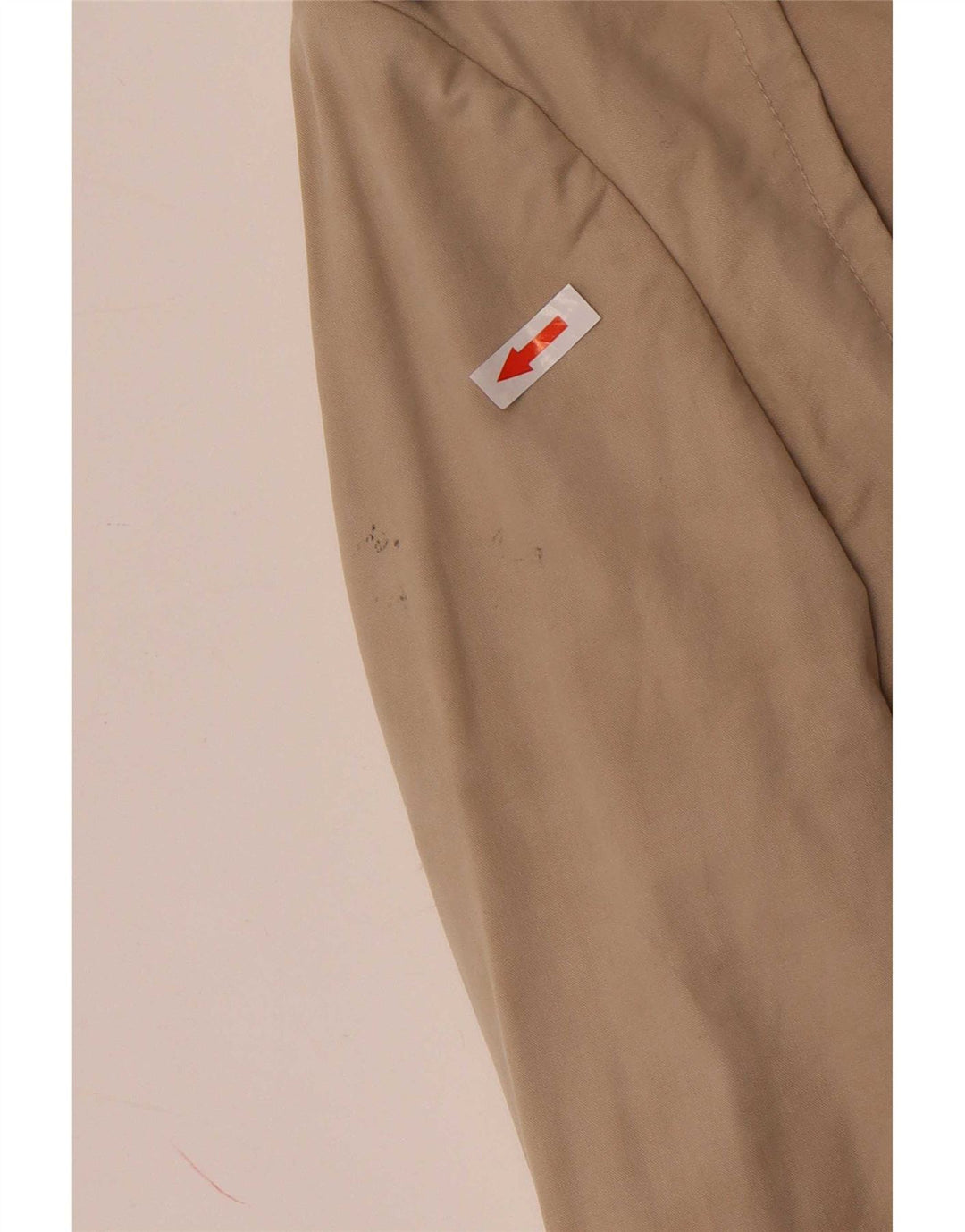 Massimo Dutti Женский Короткий Двубортный Тренч UK 14 Средний Бежевый
