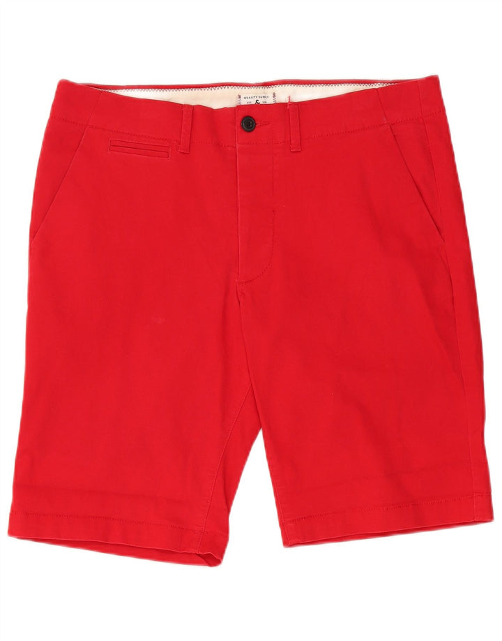 Мужские шорты чинос Jack & Jones W32 красные, хлопковые