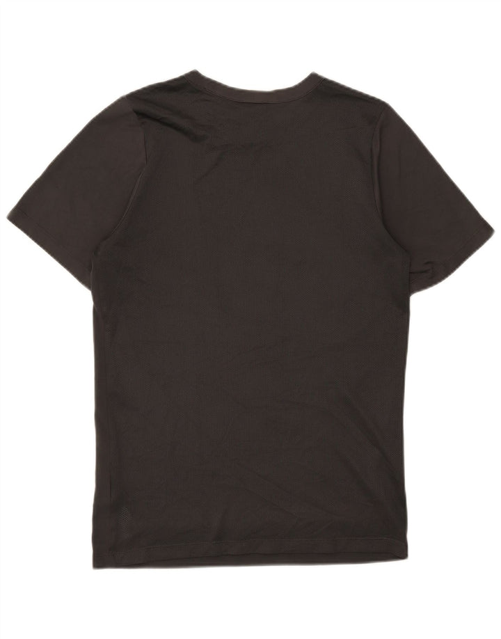 Мужская футболка NIKE Dri Fit с графическим рисунком, маленький серый полиэстер
