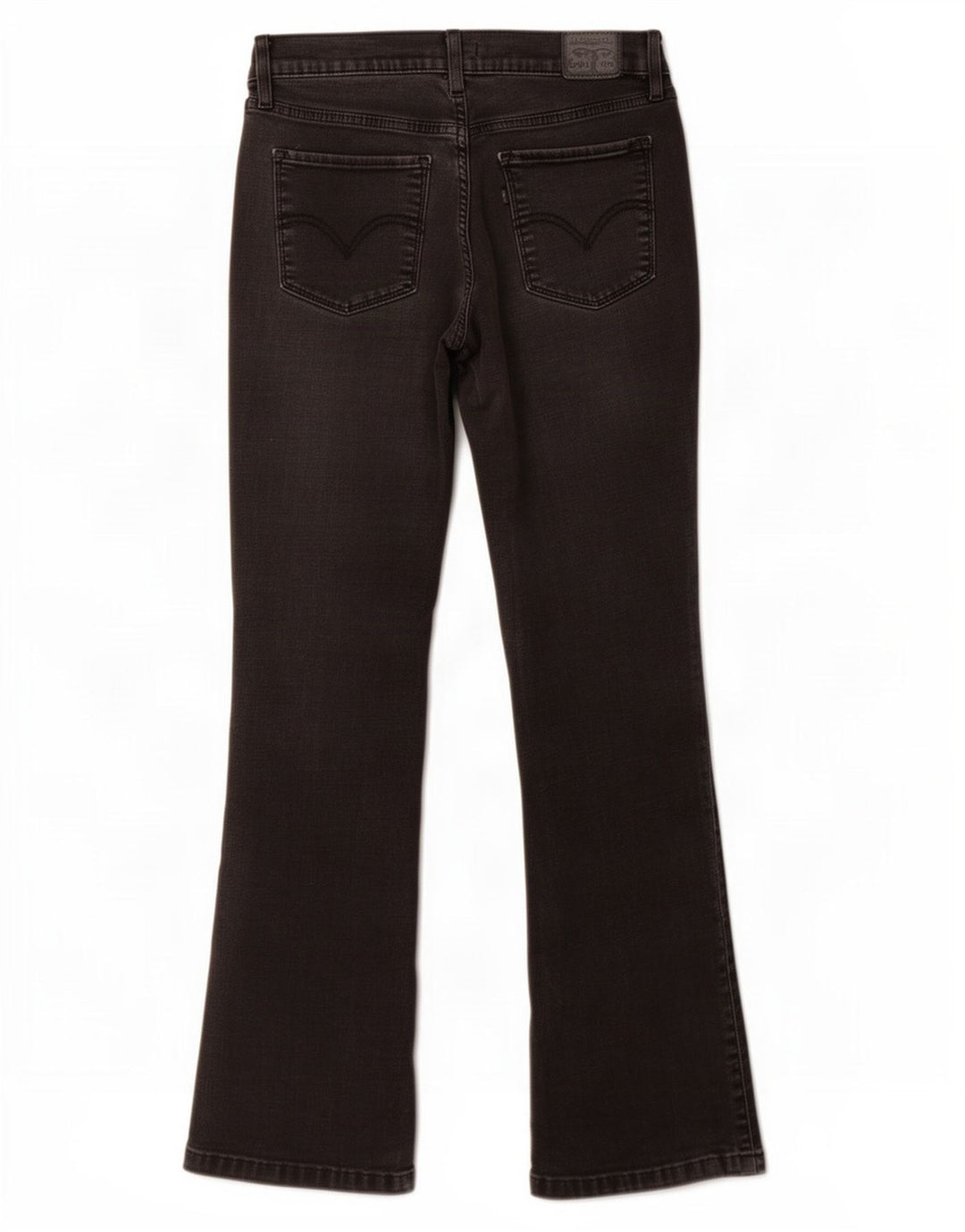 Женские джинсы Bootcut классического кроя Levi's США 12, большие W30 L29, черные