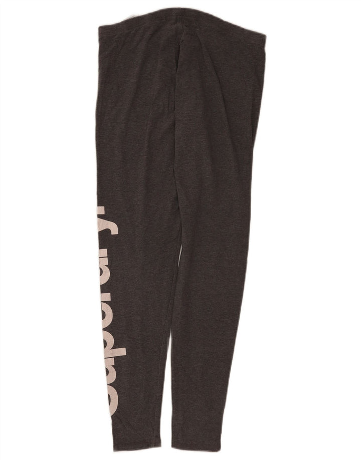 Женские леггинсы с рисунком Superdry UK 8, маленькие серые, хлопок
