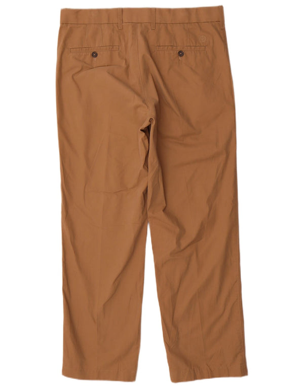 Мужские прямые брюки чинос Marks & Spencer Blue Harbour W34 L29 коричневые