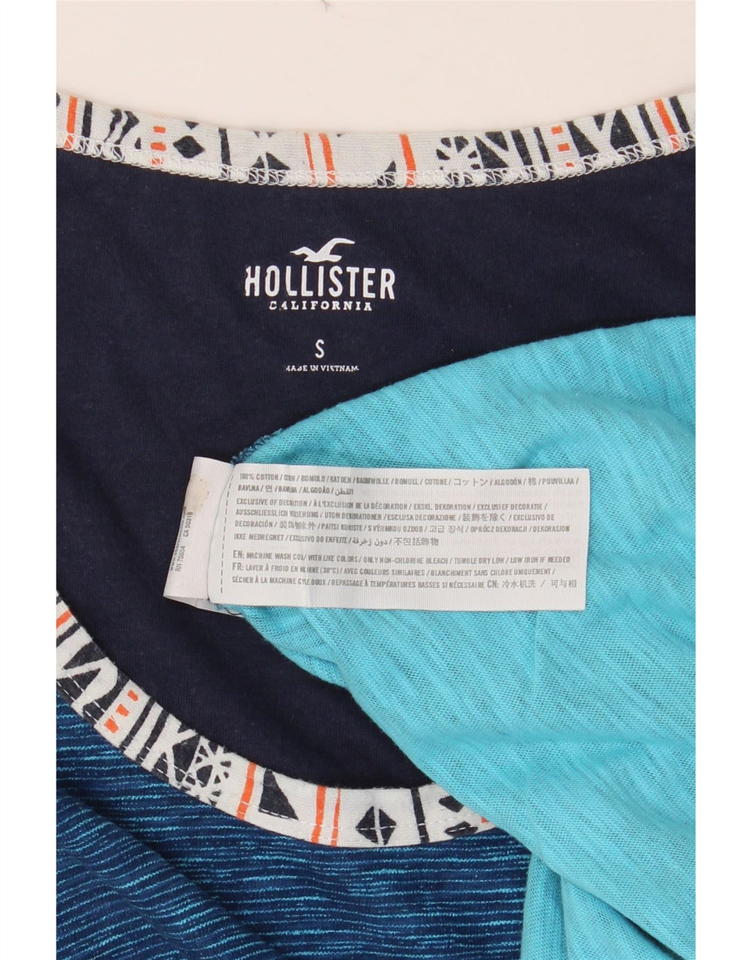 Мужской жилет HOLLISTER, маленький синий хлопковый жилет в тонкую полоску
