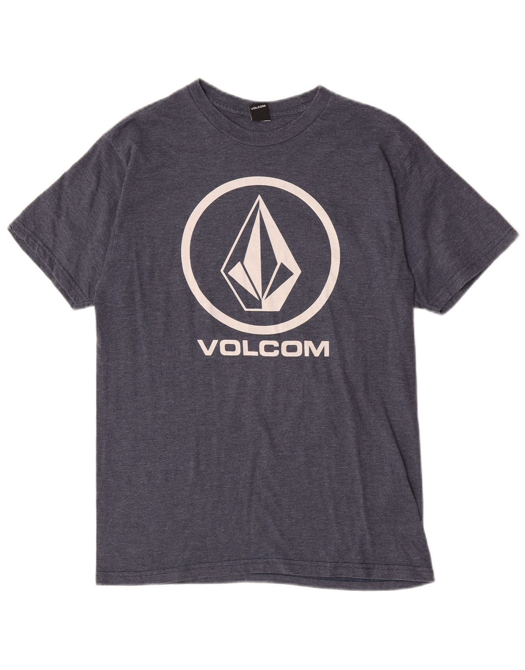 Мужская футболка с рисунком Volcom, средний темно-синий