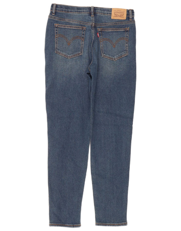 Джинсы скинни Levi's для девочек 15–16 лет, синий хлопок, W30 L28