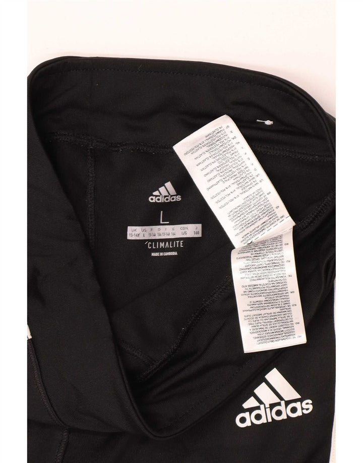 Леггинсы Adidas для девочек Climalite 13-14 лет, большой черный полиэстер